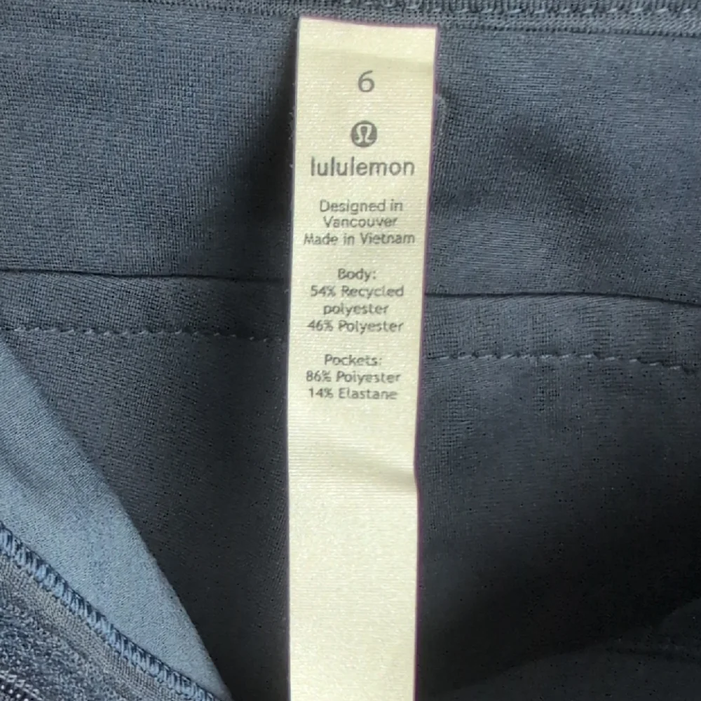 Lululemon Athletica Navy Straight Leg City Sleek, 5 Pocket Wide-Leg Pant - Picture 9 of 14